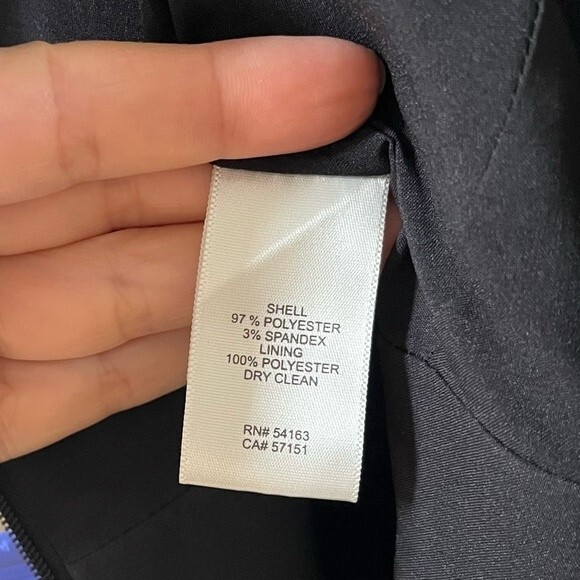 Eliza J Cold Shoulder V-Neck Jumpsuit in Black 2 NWOT - Picture 15 of 15